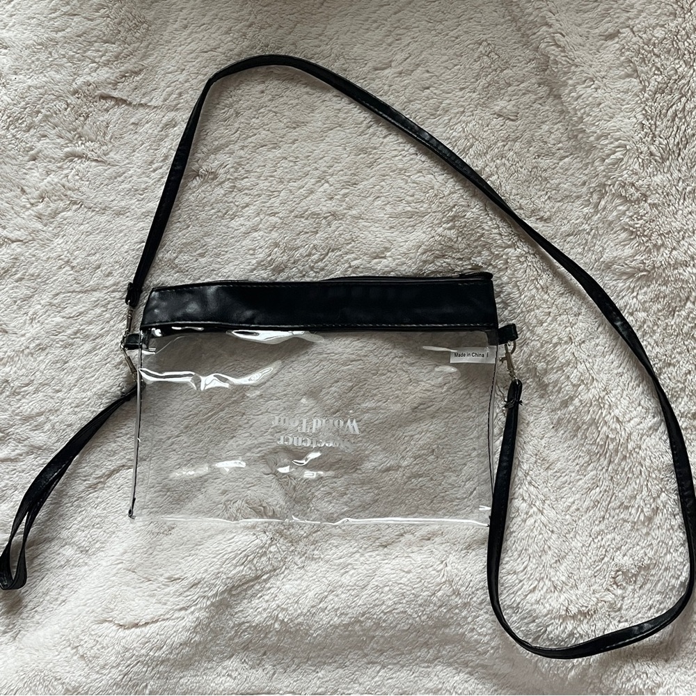 ariana grande clear bag